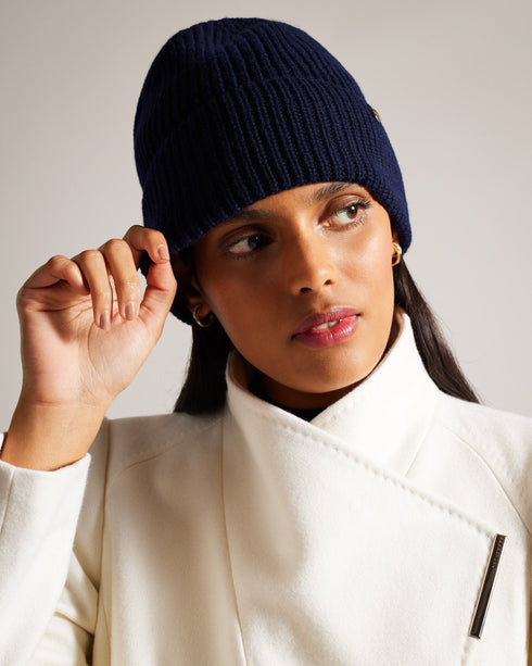 RUBYYYS-Hats-Cashmere Blend Beanie Hat- Ted Baker Romania